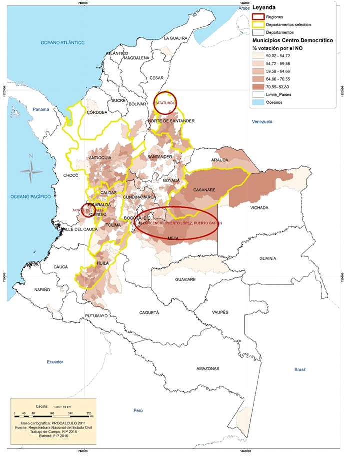EL SÍ GANÓ EN LA MAYORÍA DE REGIONES DONDE LAS FARC TIENEN PRESENCIA, AUNQUE EN ALGUNAS LO HIZO EL NO